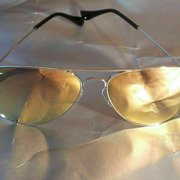 Ray Ban RB3026 Aviator Unisex Sunglasses - Picture 5 of 5